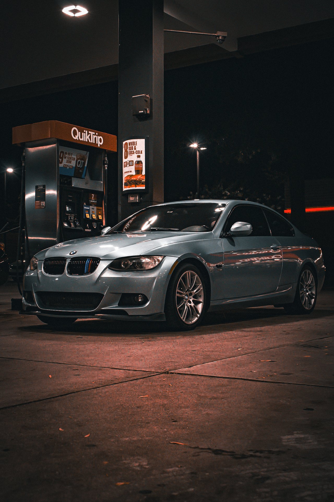 Silver BMW E92