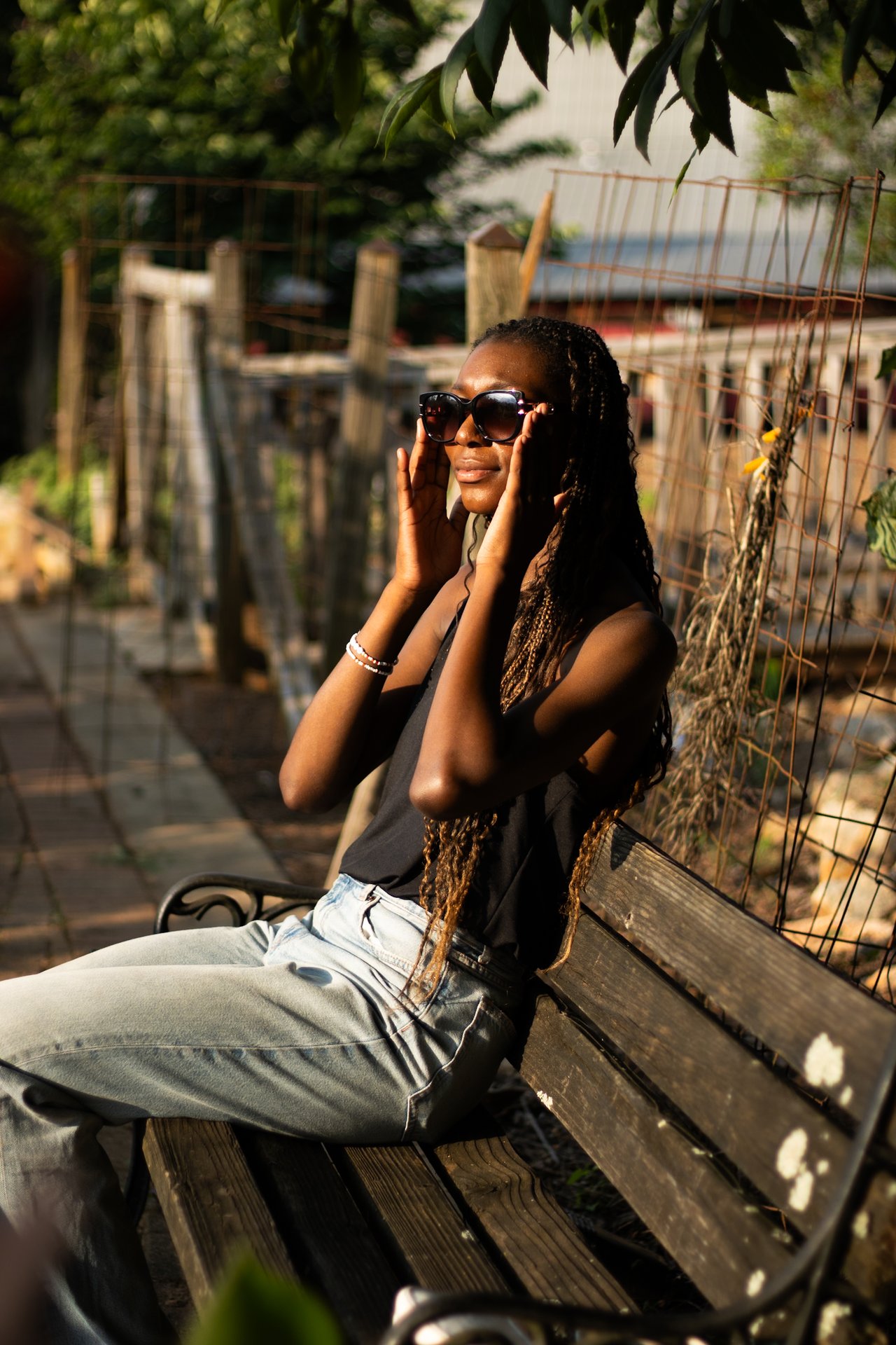 Golden hour portrait